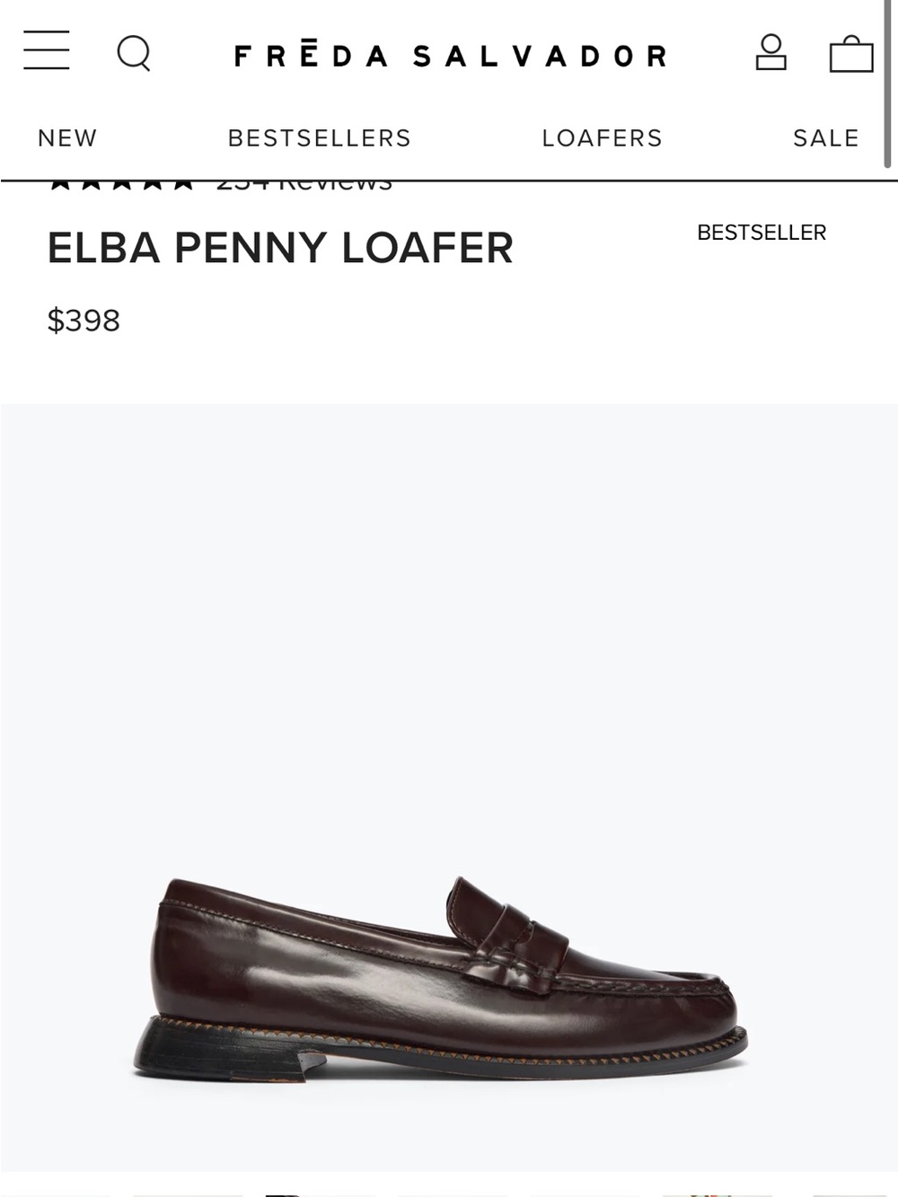 Freda Salvador Elba Penny Loafer - Picture 2 of 9